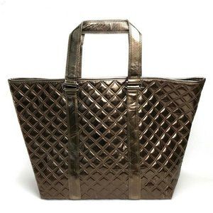 AUTHENTIC UNUSED MARC JACOBS Quilted Tote (old model) Msize Tote Bag Bronze